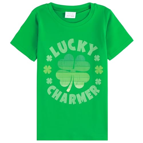 Image of Kids St. Patrick's Day Shirt Boys and Girls Green T-Shirt Clothing 4-12 Years