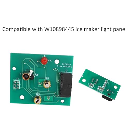 Panneau de remplacement W10898445 pour éclairage de machine à glaçons - 7