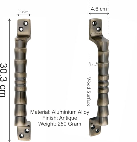 Image of Smart Shophar Door Pull Handle Aluminium Alloys Jaguar Cabinet Handle Antique /Vintage Style /User-Friendly Installation /Durable Construction /Enhances Cabinet Aesthetics Premium Aluminium Antique
