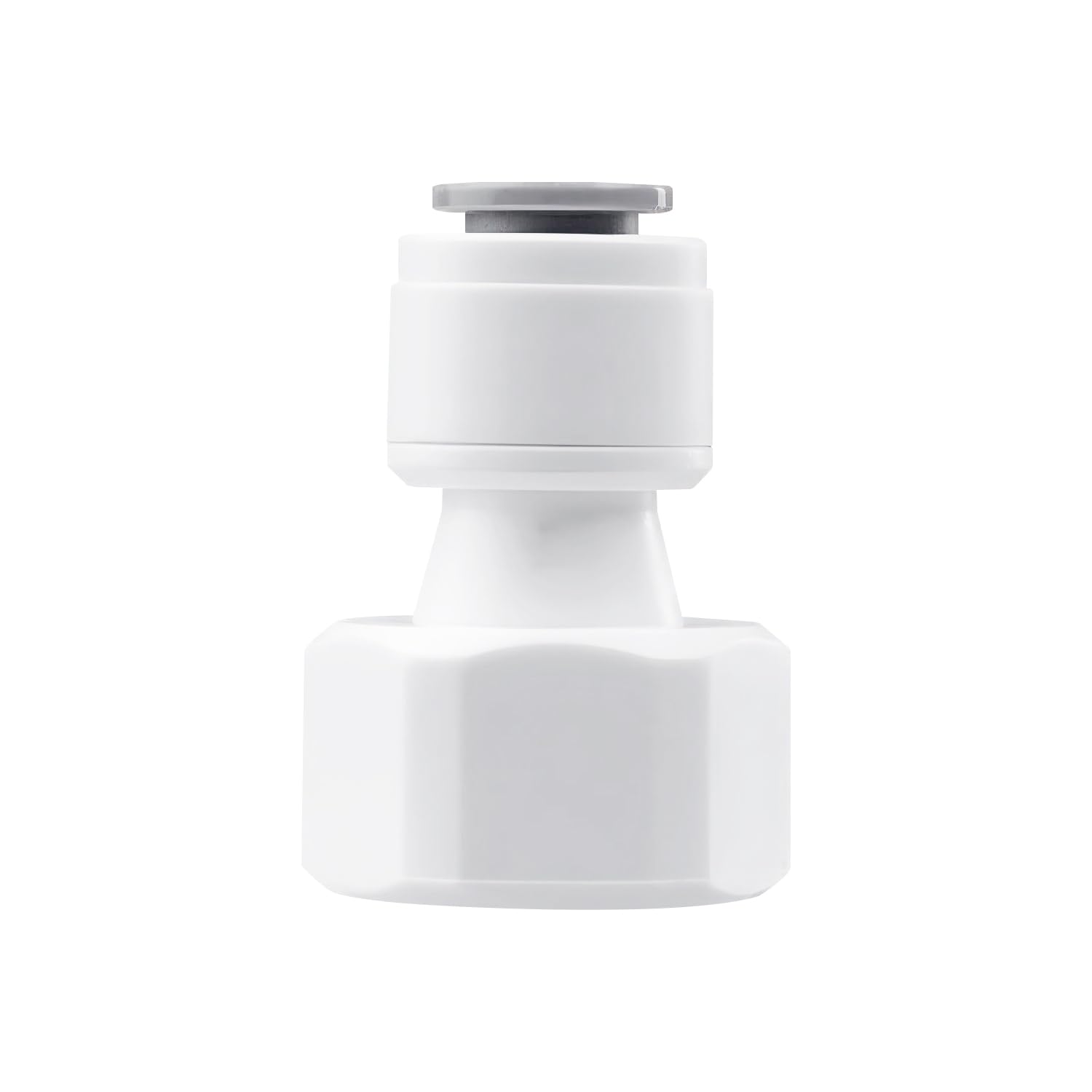 Qrity Conectores de Manguera Rectos de Agua RO, Conector Rápido Filtro Agua Adaptador, 1/2" Rosca Macho/Hembra Conector-1/4" Acoplamientos rápidos para filtros, para RO Inverso Ósmosis Sistema — view 40