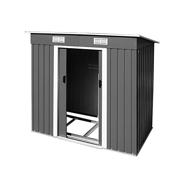 DEMA Metall Garten Gerätehaus Cardiff Anthrazit