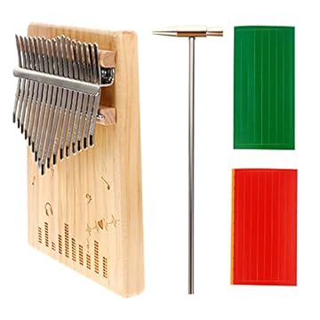 Capa do livro EXCEART Kalimba Mbira 17 Teclas Do Piano de Polegar Com Sintonia Martelo Portátil Dedo De Piano Presentes Como Mostrado