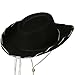 e4Hats.com Stitched Child Felt Cowboy Hat - Black - OSFM
