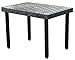 Plastic Shelving, 24"D x 36"W x 24"H, 1 Shelf, Black