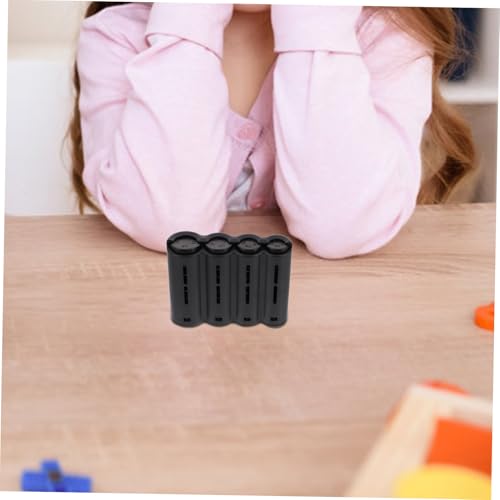 Organizador de monedas compacto de plástico con 4 compartimentos miniatura 6