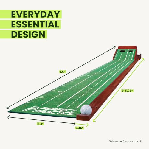 Image of Perfect Practice Standard 9' Putting Mat - Indoor Putting Green