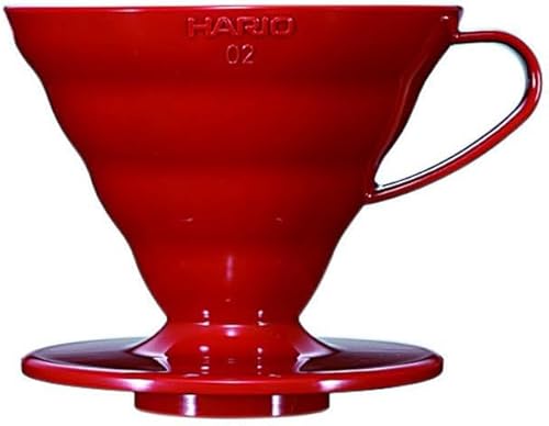 Miniatura 4 de HARIO VDR-02-W V60 Transparent Dripper 02 White, For 1-4 Cups, Coffee, Hand Drip, Made in Japan