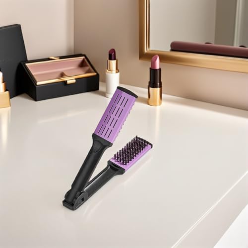 Peine alisador doble con cerdas suaves para cabello miniatura 5