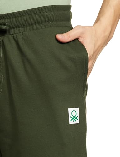 Image of United Colors of Benetton Men Regular Mid Rise Pants