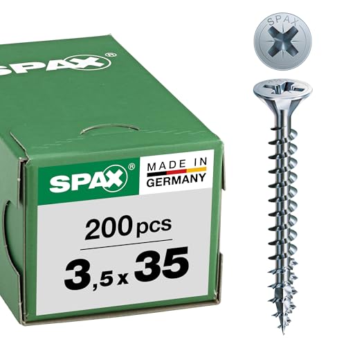Contenuto: 1 x scatola SPAX, testa fresata, filettatura totale, punta 4 CUT, rivestimento Wirox, punta non inclusa