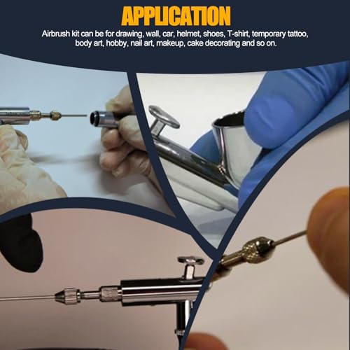 Airbrush Reinigungsset Airbrush Zubehör Reinigungsnadel Airbrush Spray Cleaning Tools Kit Reinigungsset für Airbrush Spritzpistole zur Reinigung der Düse