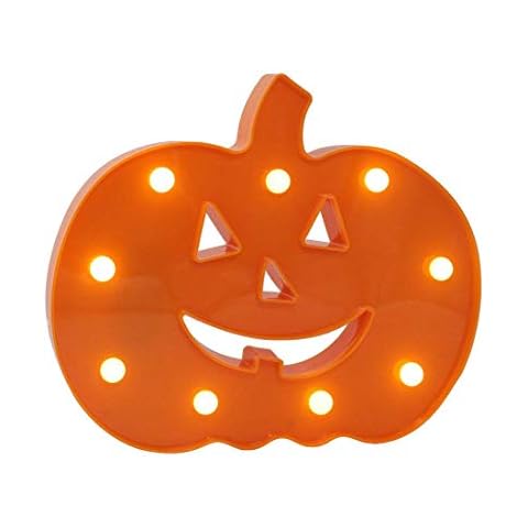 KNFUI Halloween Pumpkin Light Decorative Sign Cover