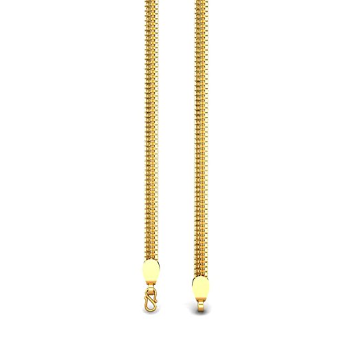 Yellow Gold Highway Chain Necklace 