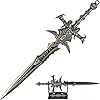 World of Warcraft Frostmourne, briefopener in zwaardvorm met basis, 22,5 cm, accessoire voor thuis en op kantoor, cadeau…