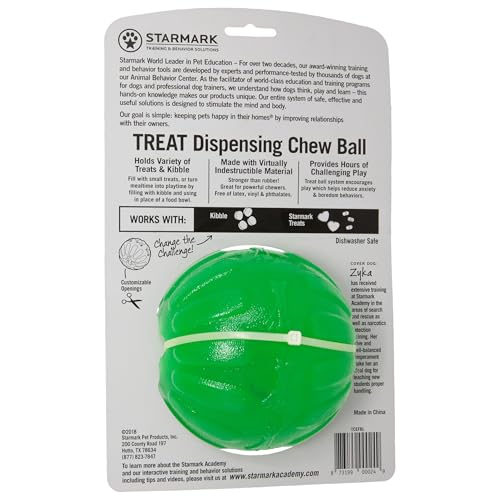 StarMark Treat Dispensing Chew Ball, Large