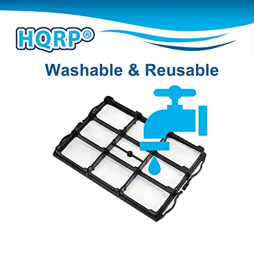 HQRP 2-Pack Motor Protection Filter compatible with Bosch 618907 for BSA2, BSA3, BSA5, BSD2, BSD3, BSG4, BSG6, BSG7, BSG8, BSGL2, BSGL4, BSGL5, BSGMOVE Series Vacuum Cleaners