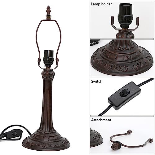 Wecrejoni 1745154 Tiffany Lamp Bedside Table Lamp-Nightstand,Stained Glass Lamp For Bedroom Dorm Living Kitchen, Aesthetic Cute Home Decor Gift thumb #8