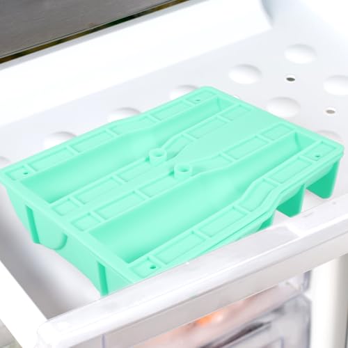 Bandeja para cubos de hielo de silicona verde Garneck miniatura 5