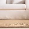 Martha Stewart x SAFAVIEH Area Rug Collection - 8' x 10', Natural Brown, Sisal & Jute, Farmhouse Style, Ideal for Living Room, Bedroom, Office, Dining Space (MSR9501A)