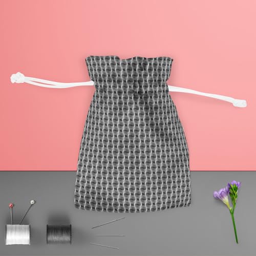 Image of ArtzFolio Monochrome Sphere | Pouch Wrist Potli Bag | Bag for Weddings & Casual Parties