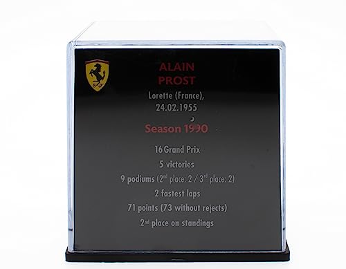 OPO 10 - Formula 1 Helmet Compatible with Ferrari F1: Alain Prost 1990-1/5 Scale - CAS08 - Image 2