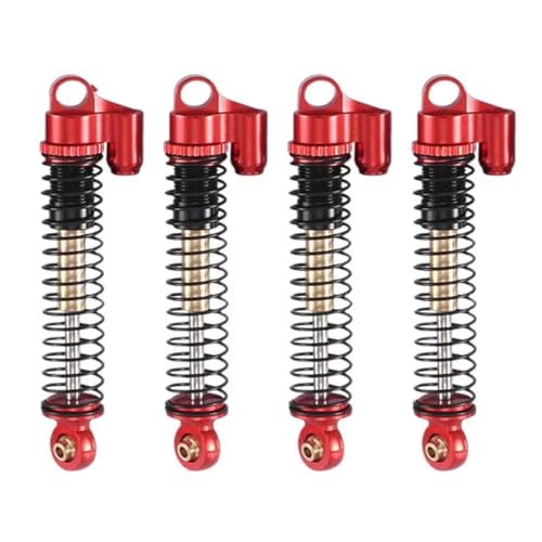 Amortisseurs RC anti retournement Axial SCX24 suspensions métal allongées 53 mm