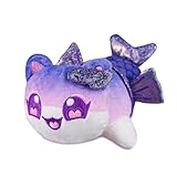 DUUGER Purple Mermaid MeeMeow Cat Plush Stuffed Animal Plushies for Kids Birthday Gift