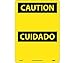 Sign, CAUTION, (HEADER ONLY) (BILINGUAL), 14X10, RIGID PLASTIC (5 Pack)