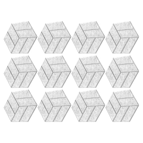 Panneaux muraux acoustiques en mousse isolante avec forme hexagone