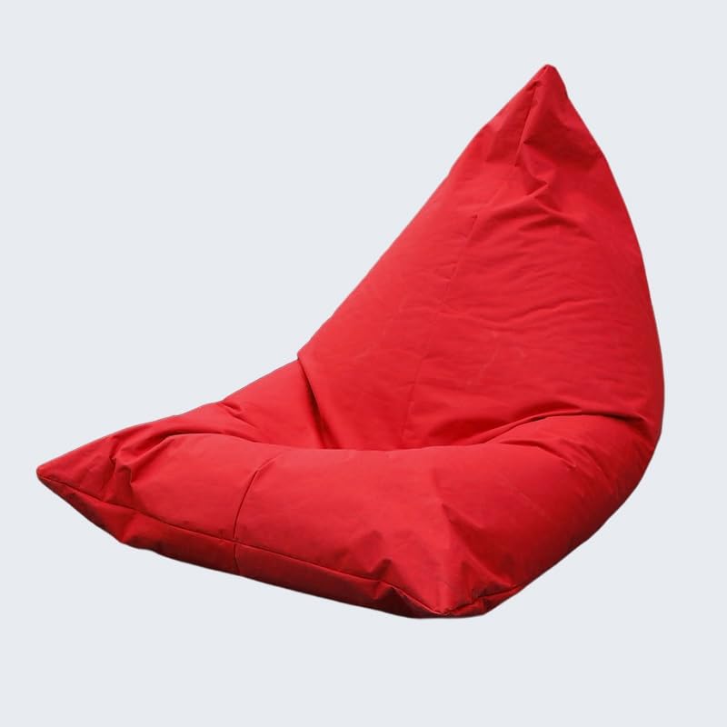 SXBCyan Waterproof Bean Bag Chair Cover（No fillers） Outdoor Oxford Lazy Sofa Giant Triangular Beanbag Pouf Couch Beach Floating Pool Floor Seating