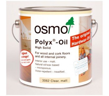 Osmo 3062 Polyx Olio Trasparente Opaco 0,75 L
