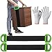 Produktbild 2 PCS Tragegurte Umzug, Transportgurt, 153CM Schwerlast Umzug Hebegurt Tragegurt - Lasten 600lbs, Einfaches Heben, Tragen, Bewegen von Boxen Möbeln Haushaltsgeräten