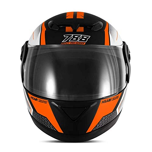 Pro Tork Capacete Evolution G6 Pro Series Fosco 58 multicor (Preto/Branco/Laranja)