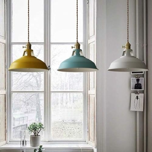 Lampe de suspension Edison à intensité ajustable pour salon
