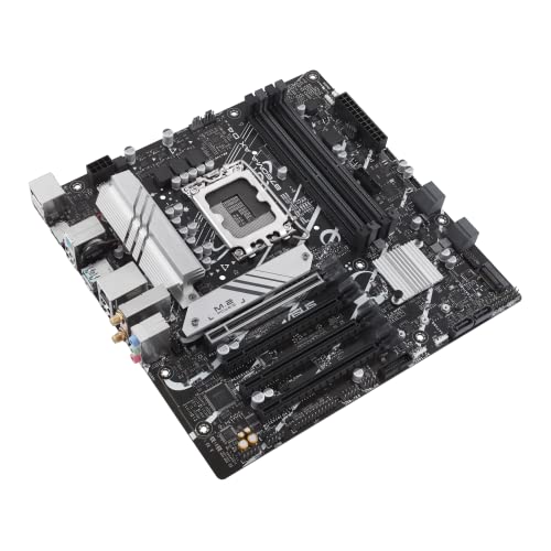 Image of ASUS PRIME B760M-A AX D4 Intel B760 (LGA 1700)(13th and 12th Gen)mATX motherboard,PCIe 4.0,2xM.2 slots,2.5Gb LAN,Wi-Fi 6,DisplayPort, Dual HDMI,rear USB 3.2 Gen 2,front USB 3.2 Gen 1 Type-C, Aura Sync