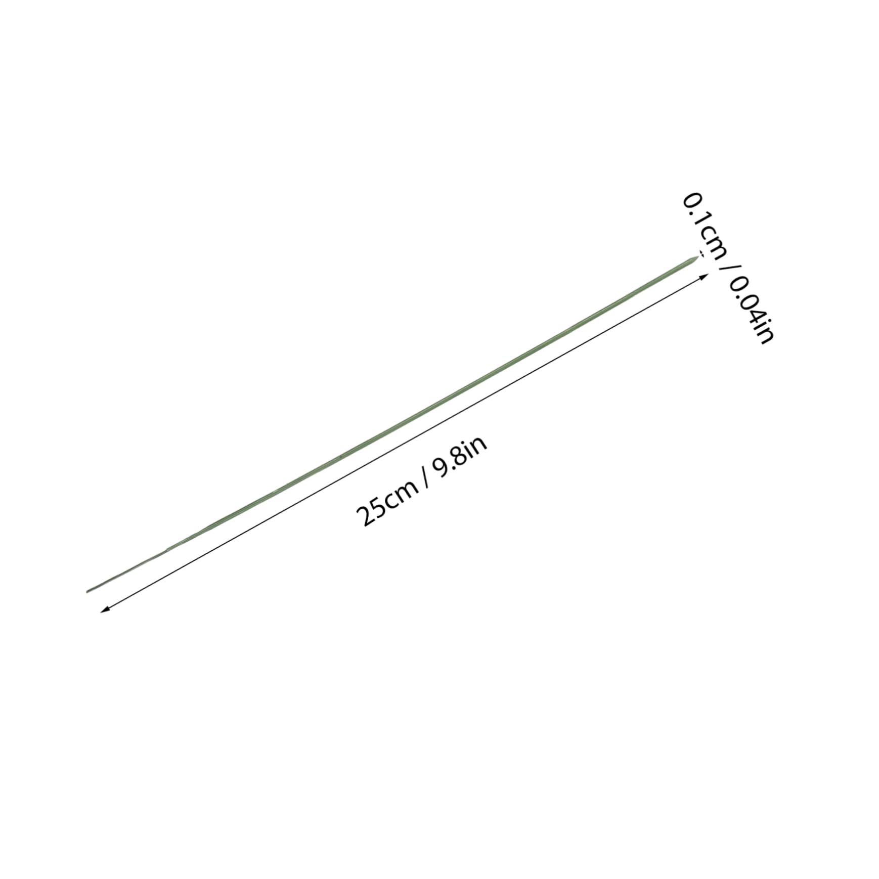 Gadpiparty DIY Flower Arrangement Wire 100pcs 25cm Artificial Stems for Floral Crafts Lifelike Flower Stems