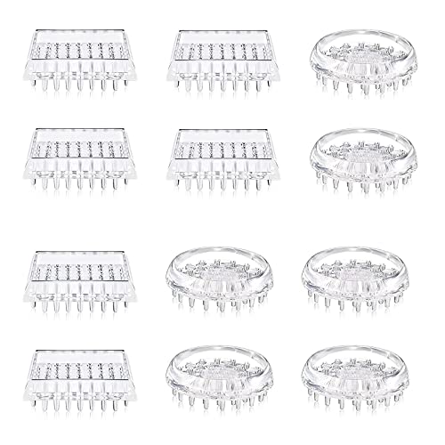 Transparent Spiked Caster Cups 12-Pack