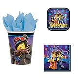 Vendido y Enviado por CAPRILO Lote de Cubiertos Infantiles Decorativos\"Movie\" (8 Vasos, 8 Platos y 20 Servilletas) .Vajillas. Juguetes para Fiestas de Cumpleaños, Bodas, Bautizos, Comuniones. L5