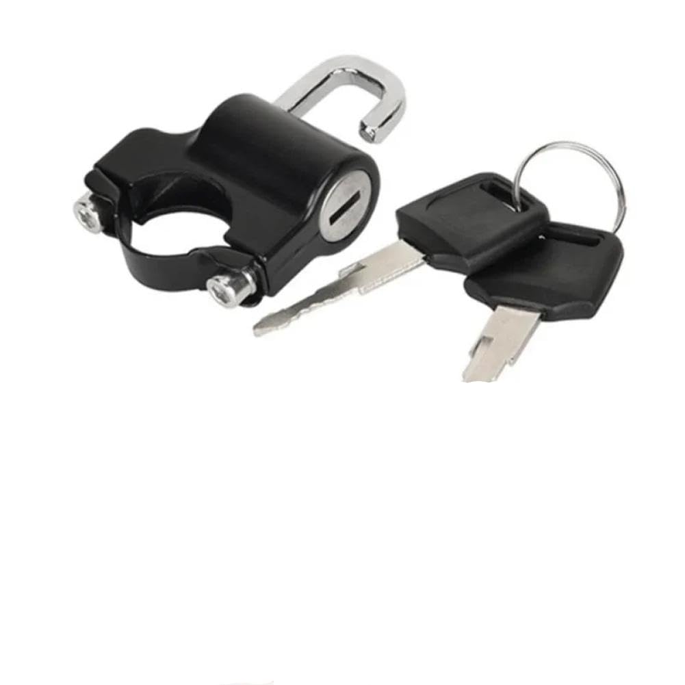 Metpatgys Onecolor Universal Motorcycle Helmet Lock For 22Mm To 28Mm Handlebars Compatible With Motorcycles And Bicycles