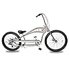 MICARGI Vancouver GT7 Cruiser Bike 26" Stretch Chopper Bike, 7-Speed Beach Cruiser with Fat Tires, Extra Long Bike Frame for Adults, Men and Women (Matte Grey) #4