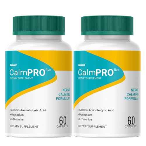 Calmpro5 for Neuropathy, Calmpro5, Calmpro5 for Neuropathy 2025, Calmpro5 Nerve Capsules, Calm Pro 5 Advanced Formula - All Natural, 120 Capsules