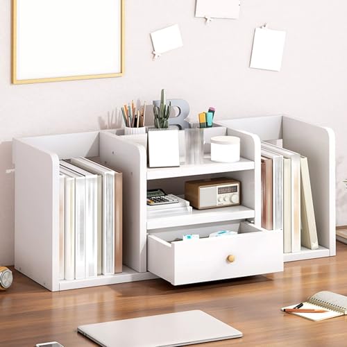 Bureau multicouche à grande capacité avec 6 étagères pour organiser vos livres