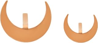 Mahakaal Jewels® Combo of 2 Big and Small Copper Maratha Chatrapati Shivaji Chandra KOR Bindi Forehead Teeka Tilak Applica... Price In India
