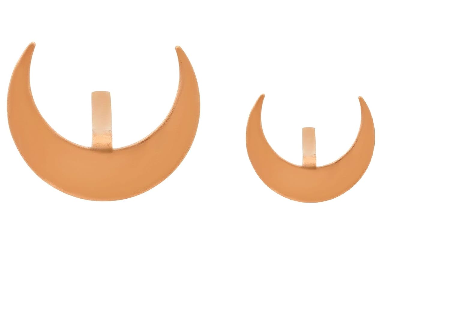 Mahakaal Jewels® Combo of 2 Big and Small Copper Maratha Chatrapati Shivaji Chandra KOR Bindi Forehead Teeka Tilak Applica...