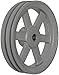 TB Woods 2BK4058 FHP Bored-to-size V-Belt Sheave, B Belt Section, 2 Grooves, 5/8" Bore, Cast Iron, 3.95" OD, 6330 max rpm