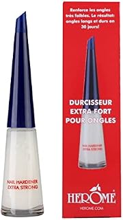 Herome - Nail Strengthener Extra Strong 10ml | Nail Growth Treatment for Weak and Brittle Nails, Hardening Nail Polish, Nail Repair Must-Have