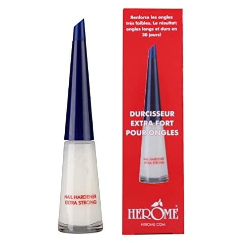 Herome Nagelhärter Extra Stark - Nagelverstärker Garantiert Feste Nägel, Schon nach acht Tagen sind die ersten Ergebnisse spürbar. (Nail Hardener Extra Strong) - 10ml Cover