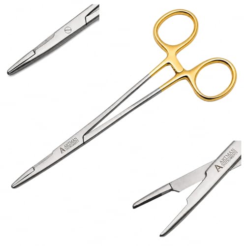 Image of Olsen HEGAR Needle Holder, Needle Driver with Cutting Edges, 6 inches with Tungsten Carbide ARTMAN Brand
