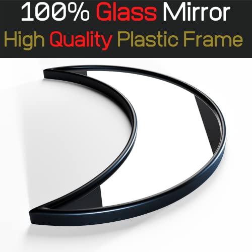 Black Magic Witch Moon Mirror – Announcing Home Wall Decor - Acrylic Moon Phase Mirror Set With Spooky Reflection Effect - Moon Mirror Wall Decor For Living Room Bedroom Nursery Easy To Hang #TOP4