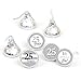 Big Dot of Happiness We Still Do - 25th Wedding Anniversary - Party Round Candy Sticker Favors - Labels Fit Chocolate Candy 1 Sheet of 108)